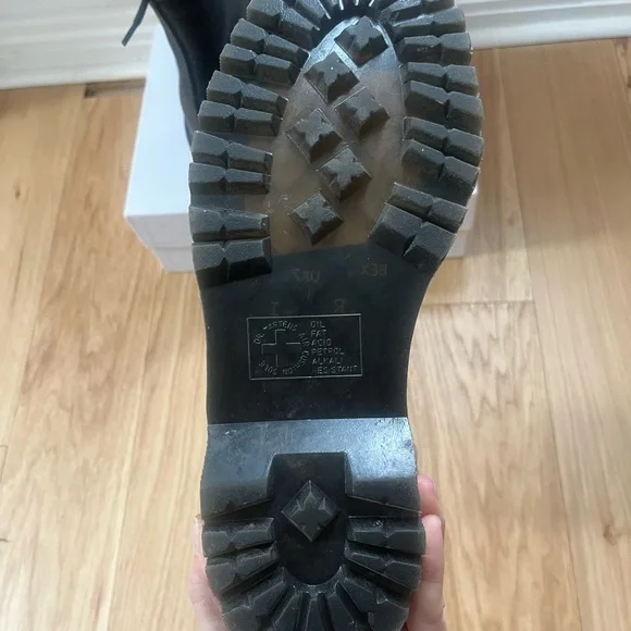 Dr. Martens Sinclair Milled Nappa Leather Platform Boots - Picture 13 of 13